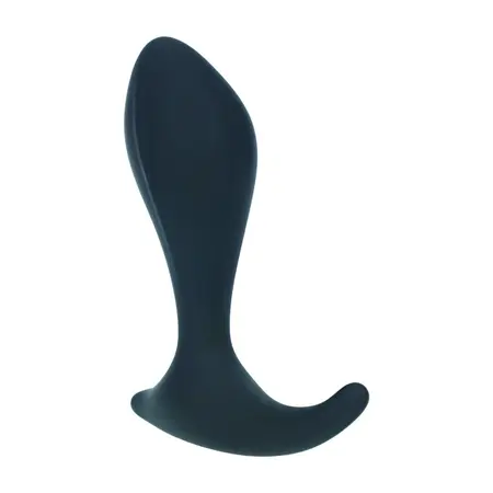 LEVELZ Single Ripple silikonski stimulator prostate u crnoj boji sa ergonomskim dizajnom