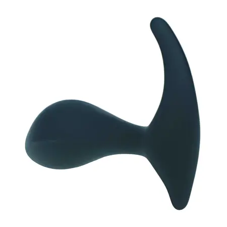 LEVELZ Single Ripple silikonski stimulator prostate u crnoj boji sa ergonomskim dizajnom