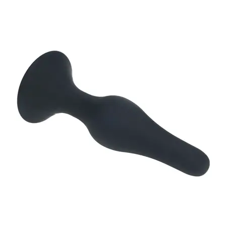 LEVELZ Slim Silicone Plug L Black sa precizno suženim dizajnom