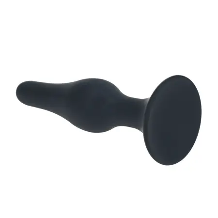 LEVELZ Slim Silicone Plug L Black sa precizno suženim dizajnom