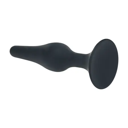 LEVELZ Slim Silicone Plug M Black: precizno sužen dizajn za maksimalno uživanje