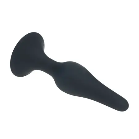 LEVELZ Slim Silicone Plug S Black - Compact Flexible Model