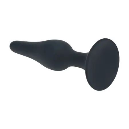 LEVELZ Slim Silicone Plug S Black - Compact Flexible Model