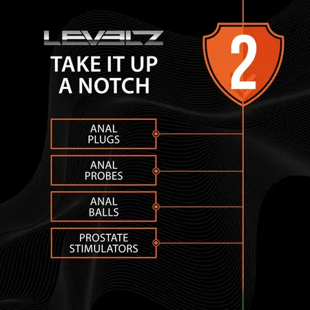 LEVELZ Slim Silicone Plug S Black - Compact Flexible Model