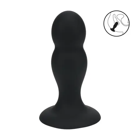 LEVELZ Double Rattle Liquid Silicone Plug M Black, Motion Response System