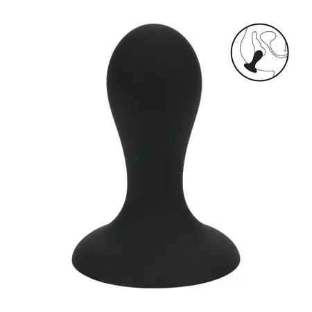LEVELZ Liquid Silicone Motion Plug S Black sa pokretnim kuglicama