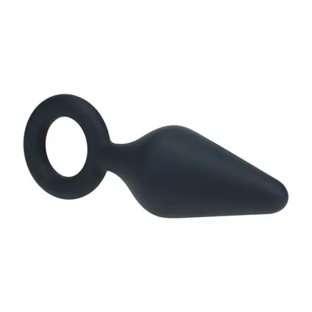 Lovelife LEVELZ silikonski čep L crni sa ergonomskom prstenastom drškom