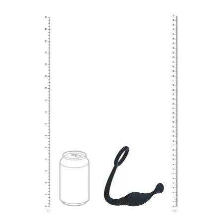 Satisfyer LEVELZ silikonski prsten za podršku i masažer prostate M crni