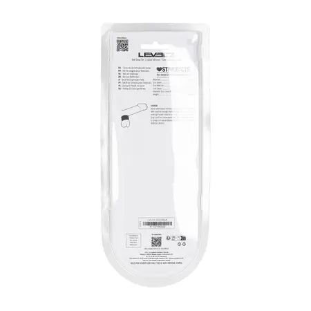 LEVELZ set kaiševa za testise od tečnog silikona S/M/L u crnoj boji sa fleksibilnim anatomskim dizajnom