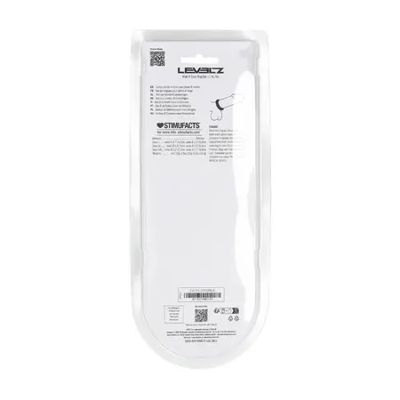 LEVELZ Wide O set silikonskih prstenova L/XL/XXL crni, sistem od 3 veličine