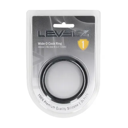 LEVELZ Wide O silikonski prsten XXL 55mm crni za maksimalnu udobnost i vrhunske performanse