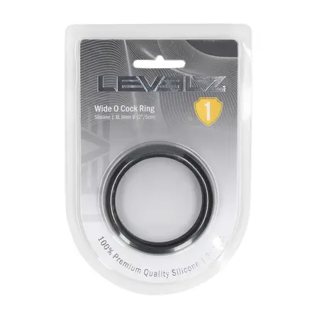 LEVELZ Wide O silikonski prsten za podršku XL 50mm crni Comfort Fit
