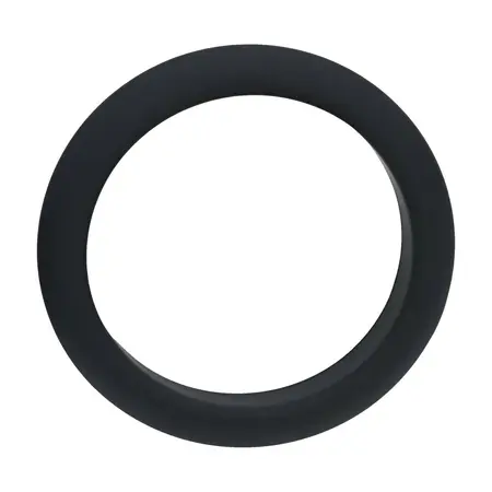 LEVELZ Wide O silikonski intimni prsten L 42mm crni udobno prianjanje