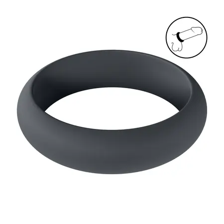 LEVELZ Wide O silikonski prsten M 35mm u crnoj boji, premium dodatak za vrhunske performanse