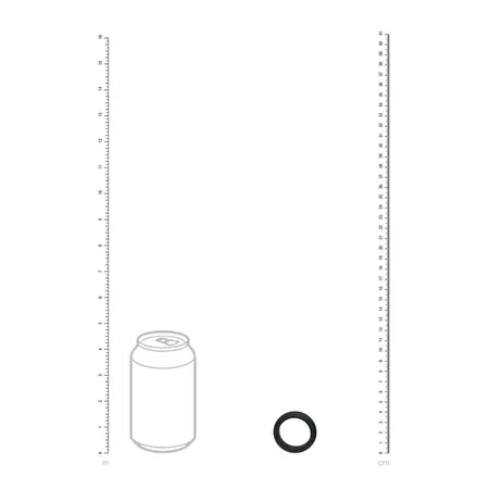LEVELZ Wide O silikonski prsten S 30mm crni, udoban intimni prsten za savršeno prijanjanje