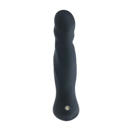 LEVELZ Prostate Pro Black silikonski masažer sa funkcijom potiskivanja i vibracije