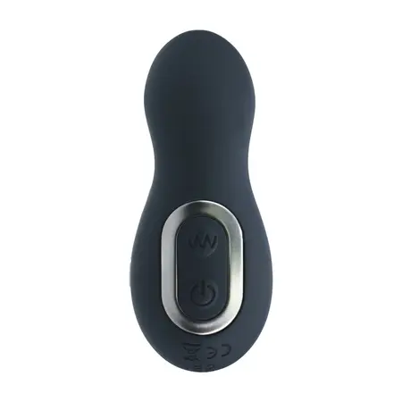 LEVELZ Prostate Pro Black silikonski masažer sa funkcijom potiskivanja i vibracije