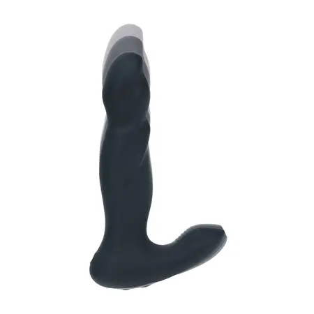 LEVELZ Prostate Pro Black silikonski masažer sa funkcijom potiskivanja i vibracije