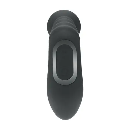 LEVELZ Revo stimulator prostate sa kuglicama, grejanjem i tapkanjem, crni silikon