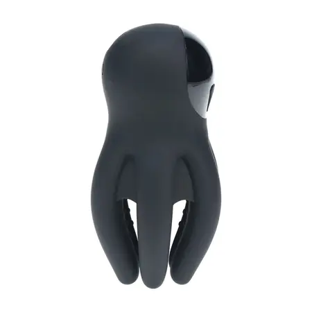 LEVELZ Vibra Silicone Pulse Massager with Digital Display Black