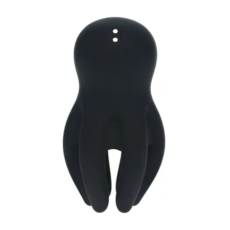 LEVELZ Vibra Silicone Pulse Massager with Digital Display Black