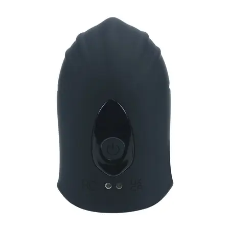 LEVELZ Black, podesivi silikonski vibrirajući stimulator glavića
