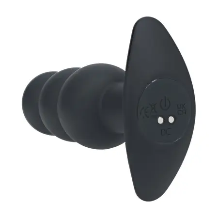LEVELZ Tri Bulb vibrirajući silikonski čep crni, 10 modova vibracije, USB punjiv