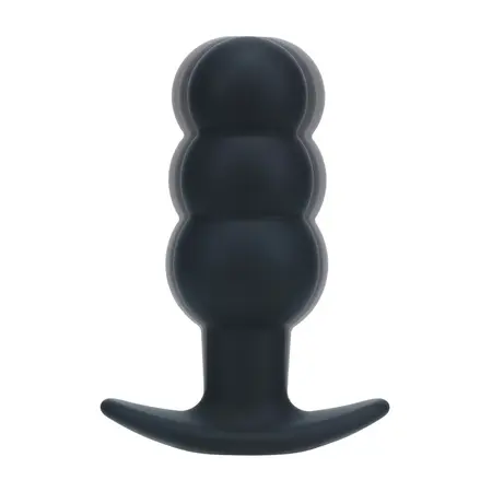 LEVELZ Tri Bulb vibrirajući silikonski čep crni, 10 modova vibracije, USB punjiv