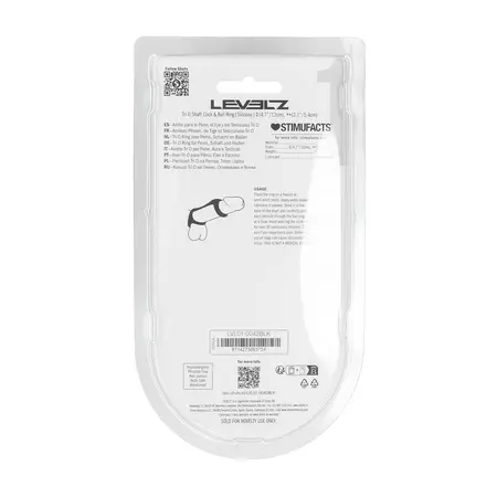 LEVELZ Tri-O set silikonskih prstenova za podršku, crni, anatomski dizajn