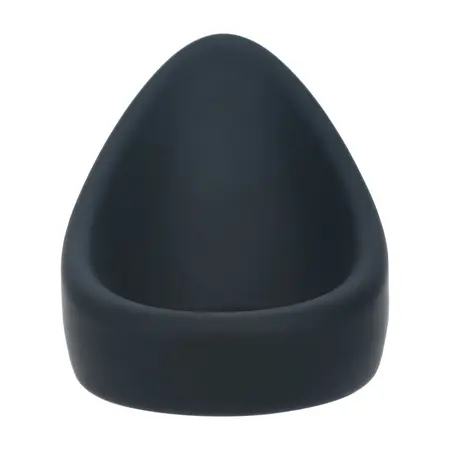 LEVELZ Teardrop crni silikonski prsten, ergonomski sistem za intimnu podršku