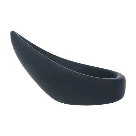 LEVELZ Teardrop crni silikonski prsten, ergonomski sistem za intimnu podršku
