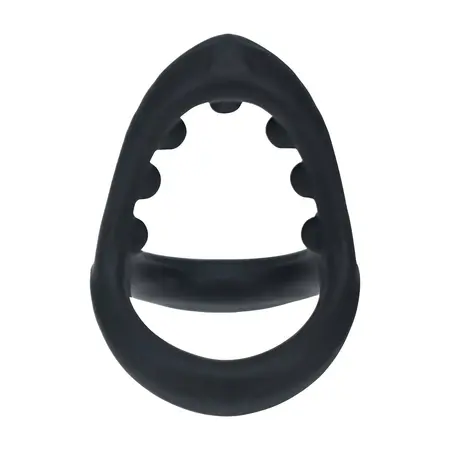 Levelz Tri-O crni silikonski trostruki prsten za podršku ergonomskog dizajna