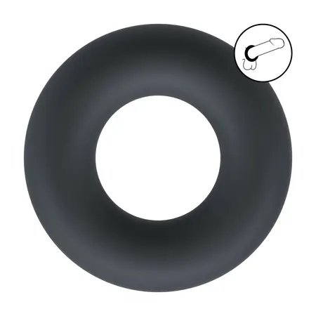 LEVELZ Liquid Silicone Performance Ring M Black za maksimalnu udobnost i savršeno prilagođavanje