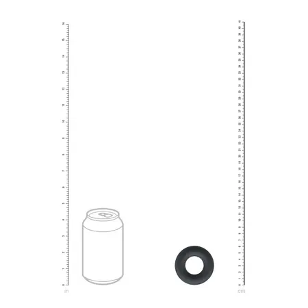LEVELZ Liquid Silicone Performance Ring M Black za maksimalnu udobnost i savršeno prilagođavanje