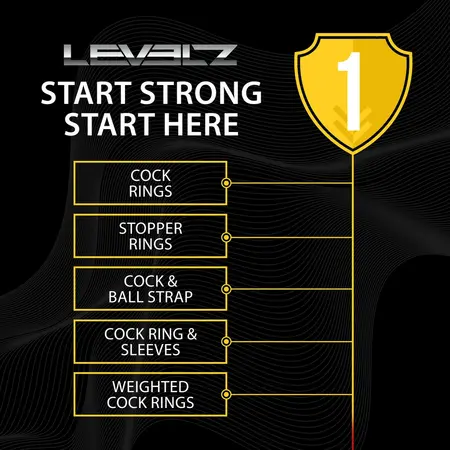 LEVELZ Liquid Silicone Performance Ring M Black za maksimalnu udobnost i savršeno prilagođavanje