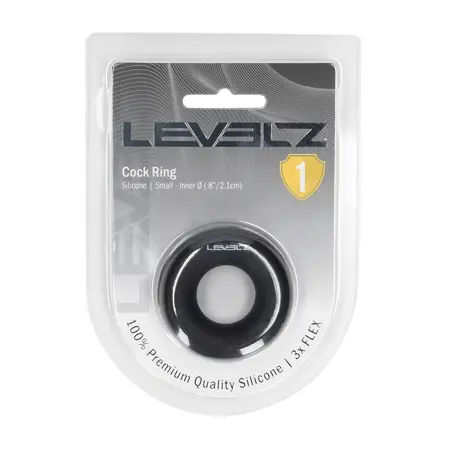 LEVELZ Liquid Silicone Performance Ring S Black fleksibilan prsten za maksimalnu udobnost