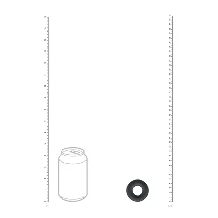 LEVELZ Liquid Silicone Performance Ring S Black fleksibilan prsten za maksimalnu udobnost