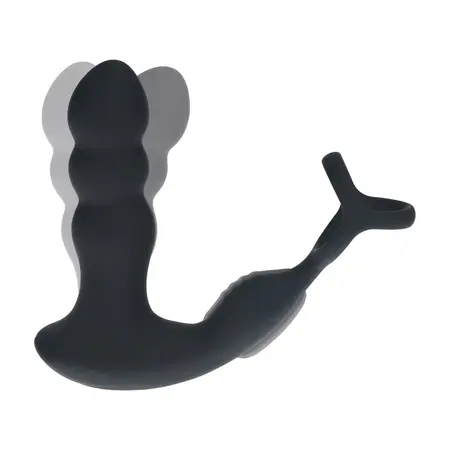 LEVELZ Vibes Dual Motion Silikonski Intimni Sistem sa Daljinskim Upravljanjem Crni