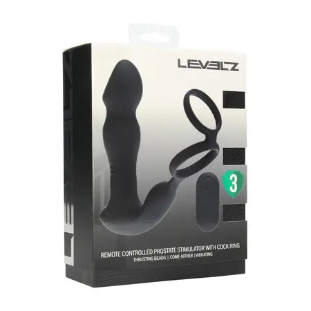 LEVELZ Revo Stealth crni silikonski intimni masažer sa daljinskim upravljačem
