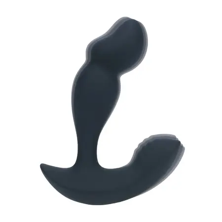 LEVELZ Primo Black luksuzni silikonski intimni sistem sa dva motora i daljinskim upravljačem dužine 28.5 cm
