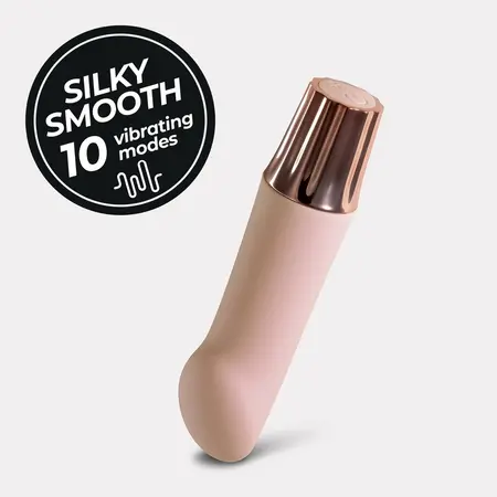 Crushious Mellow Angler mini vibrator roze boje sa 10 modova vibracije i kompaktne veličine