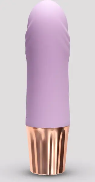 Crushious Mellow Waves mini vibrator u boji lavande dužine 11cm sa USB punjenjem