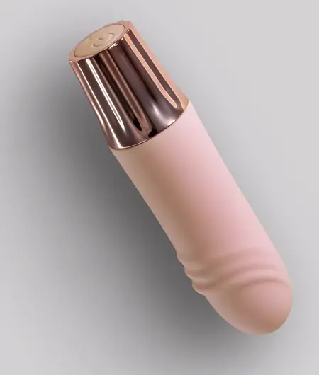 Crushious Mellow Waves mini vibrator roze boje 11cm od silikona
