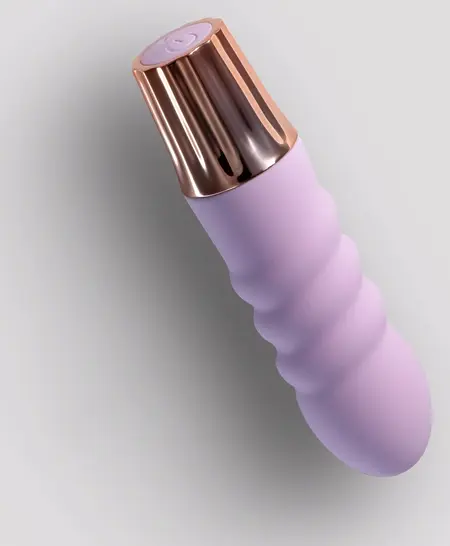 Crushious Mellow Bubbles mini vibrator lavanda 11cm silikon USB