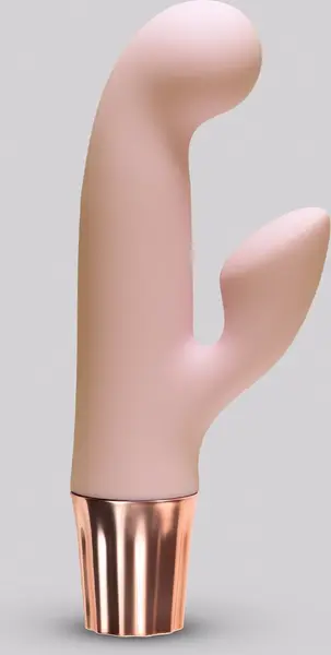 Crushious Mellow Cony roze mini rabbit vibrator, kompaktni silikonski sistem