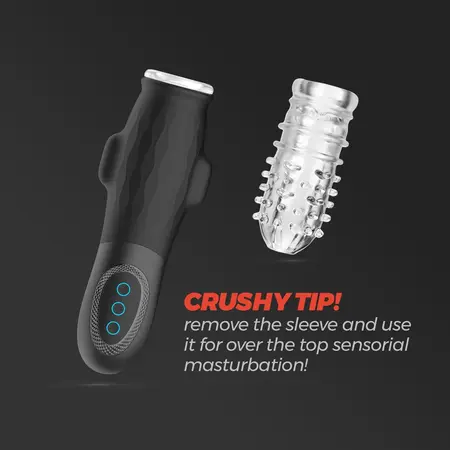 Crushious Gargantua Intimate Suction Device with Removable Sleeve 23.5cm
