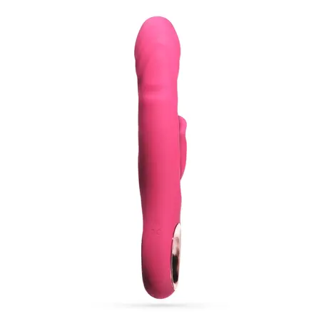 Mirenca Wiggle Rabbit intimni masažer roze silikon 10 modova 22.5cm