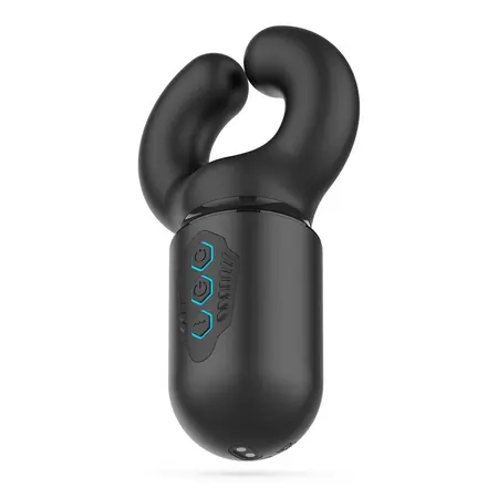 Crushious Kong intimni aparat sa pritiskom i vibracijom crni 16cm