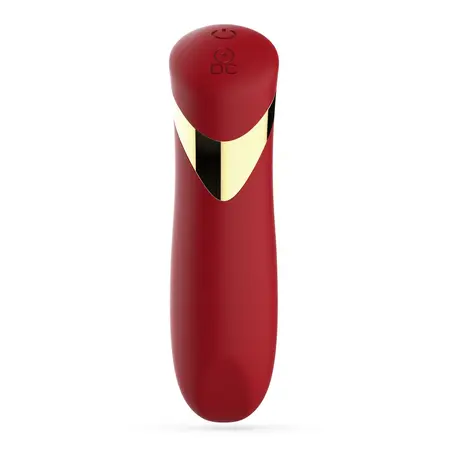 Crushious Blinders Rechargeable Mini Vibrating Device Red 10 Modes
