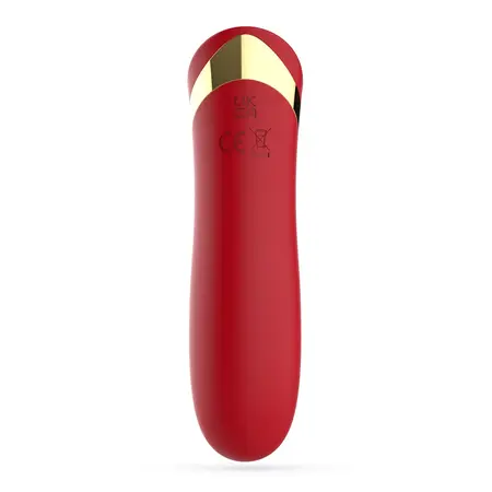 Crushious Blinders Rechargeable Mini Vibrating Device Red 10 Modes